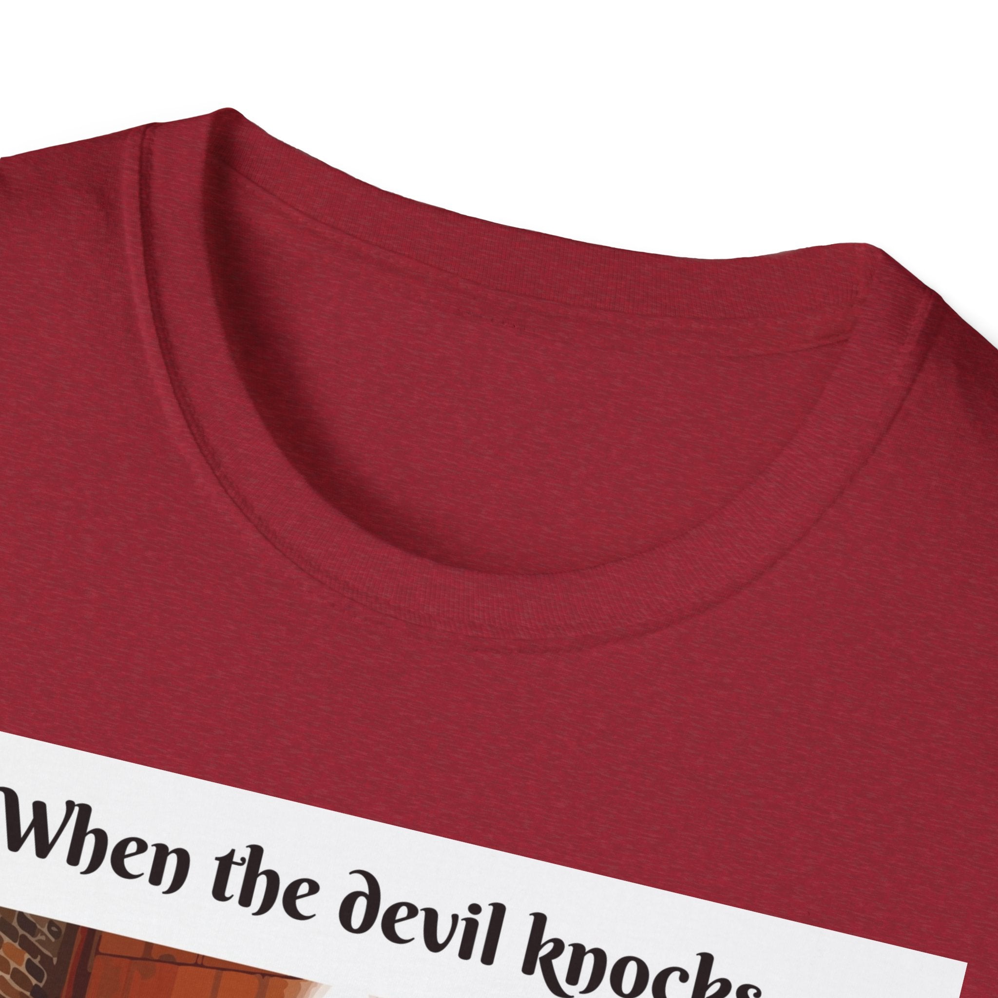 When the devil knocks/ Ask Jesus to answer the door!