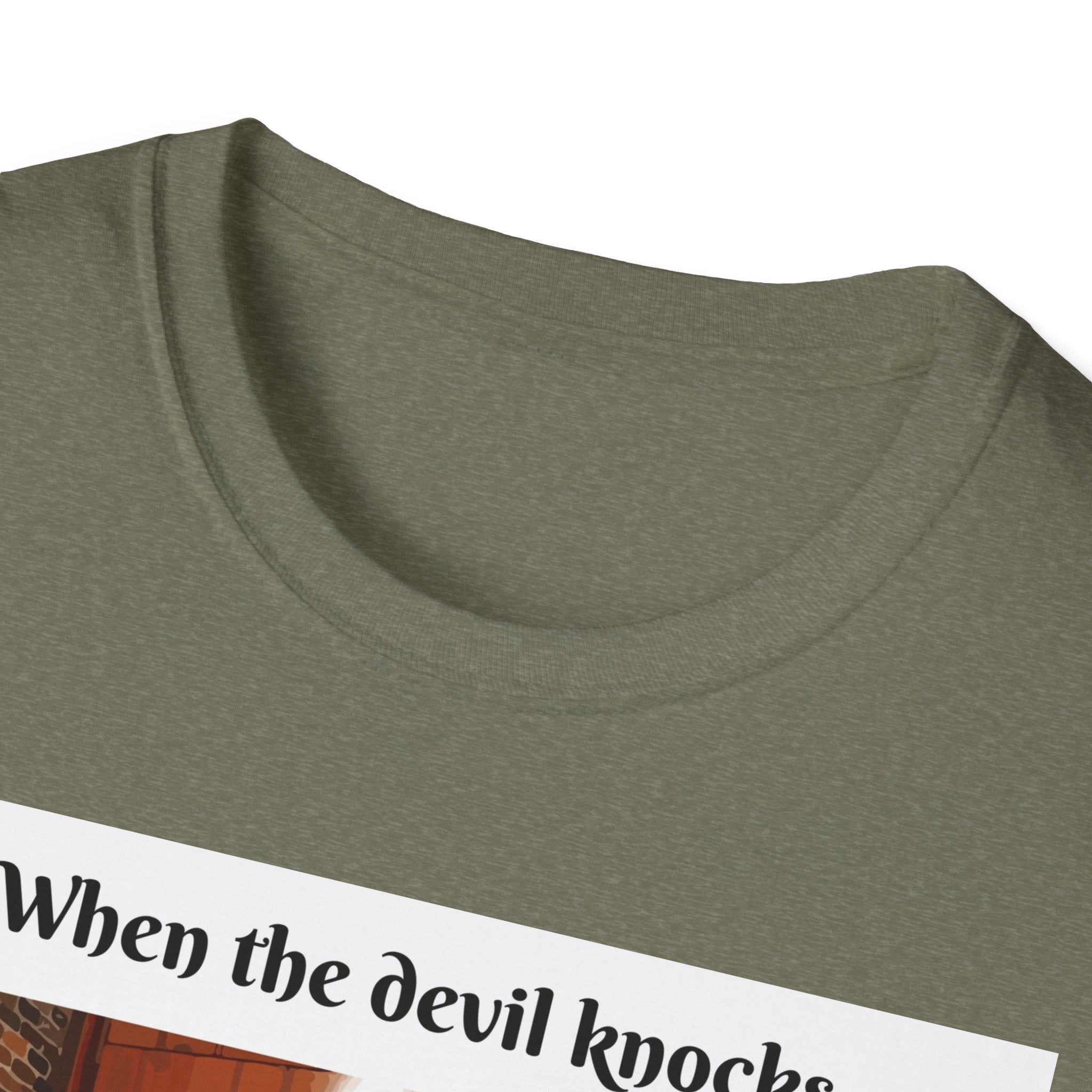 When the devil knocks/ Ask Jesus to answer the door!