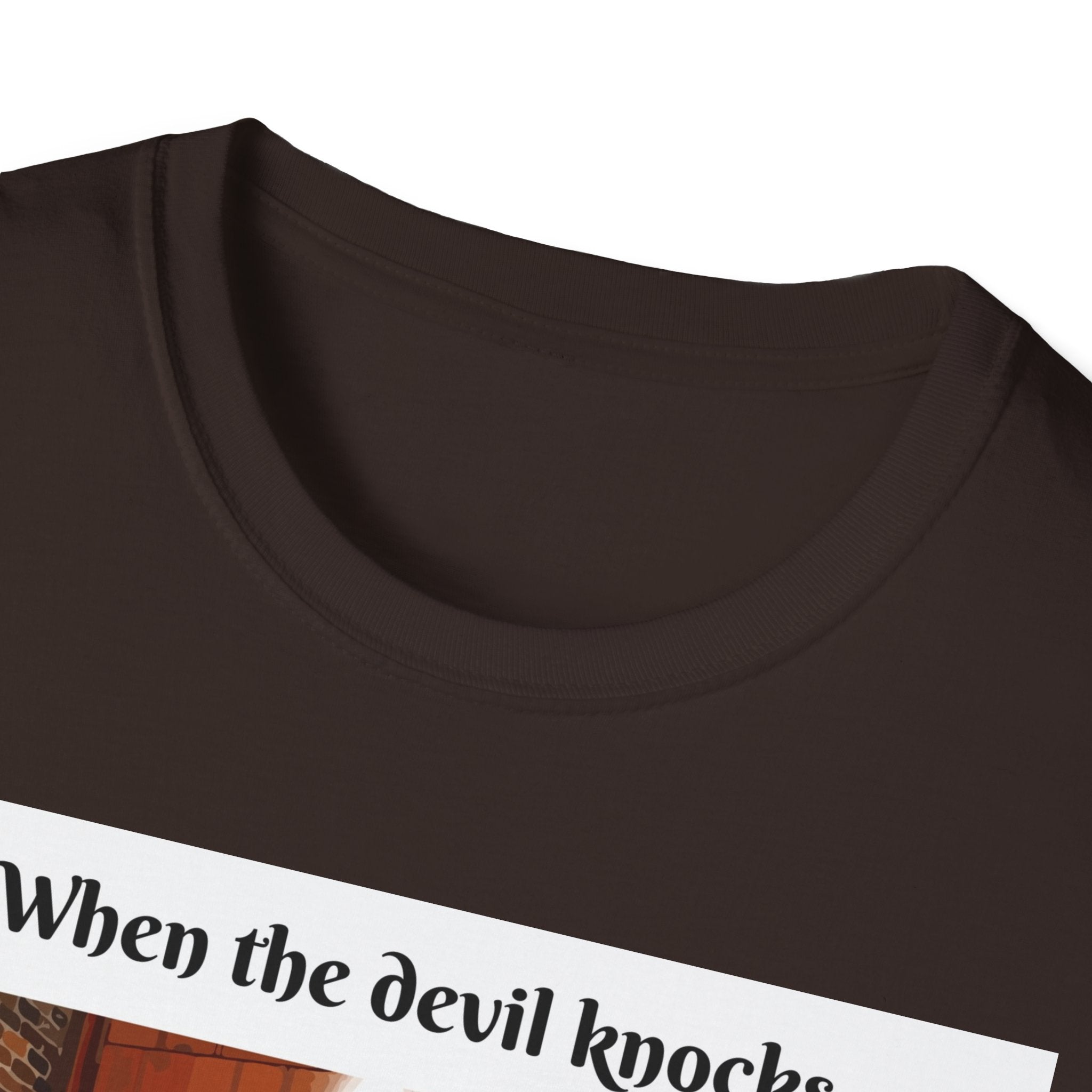 When the devil knocks/ Ask Jesus to answer the door!