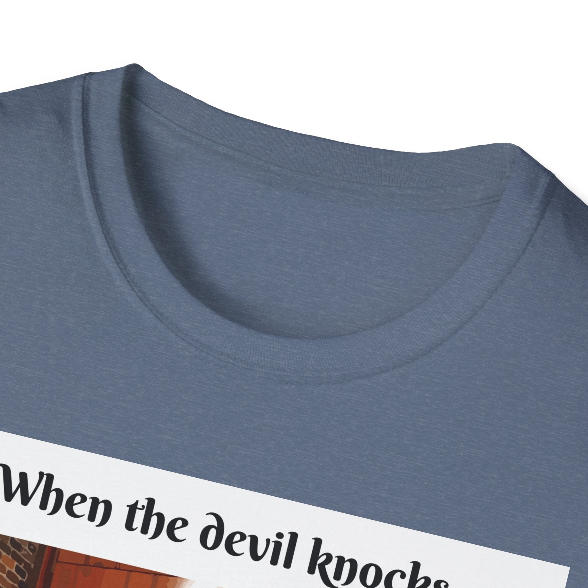 When the devil knocks/ Ask Jesus to answer the door!