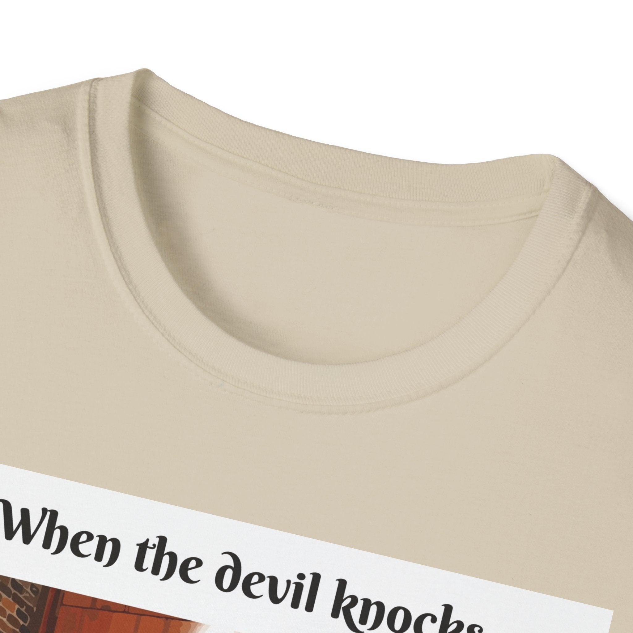 When the devil knocks/ Ask Jesus to answer the door!
