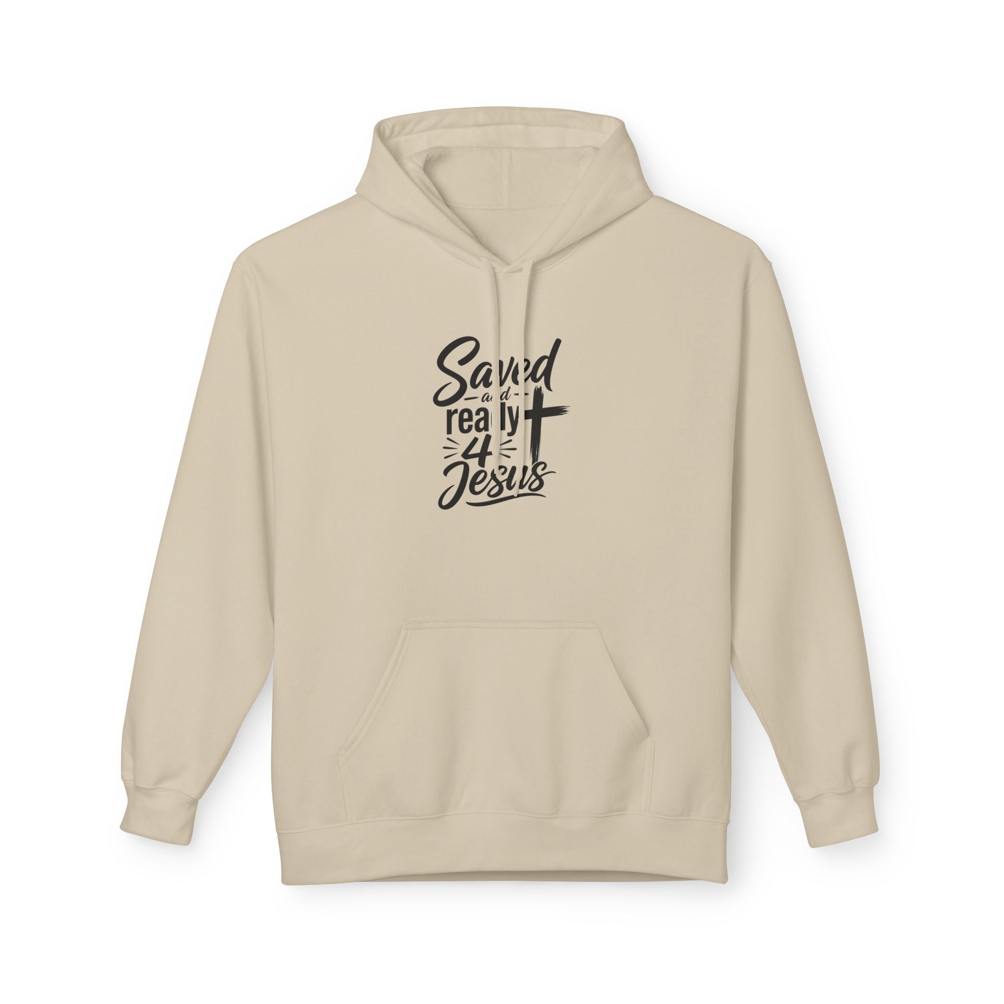 Saved and Ready 4 Jesus   Hoodie — Christian Faith Graphic Hoodie
