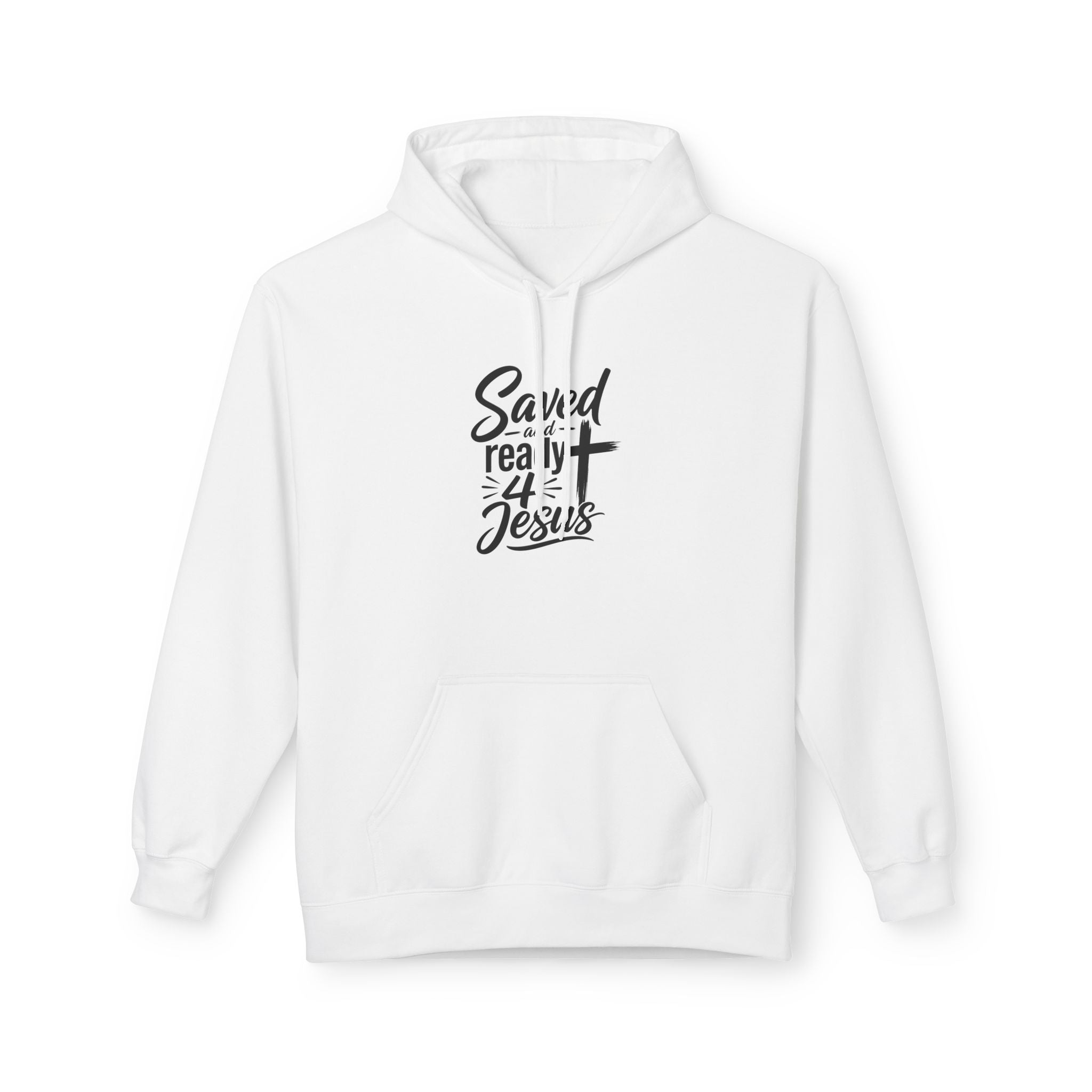 Saved and Ready 4 Jesus   Hoodie — Christian Faith Graphic Hoodie