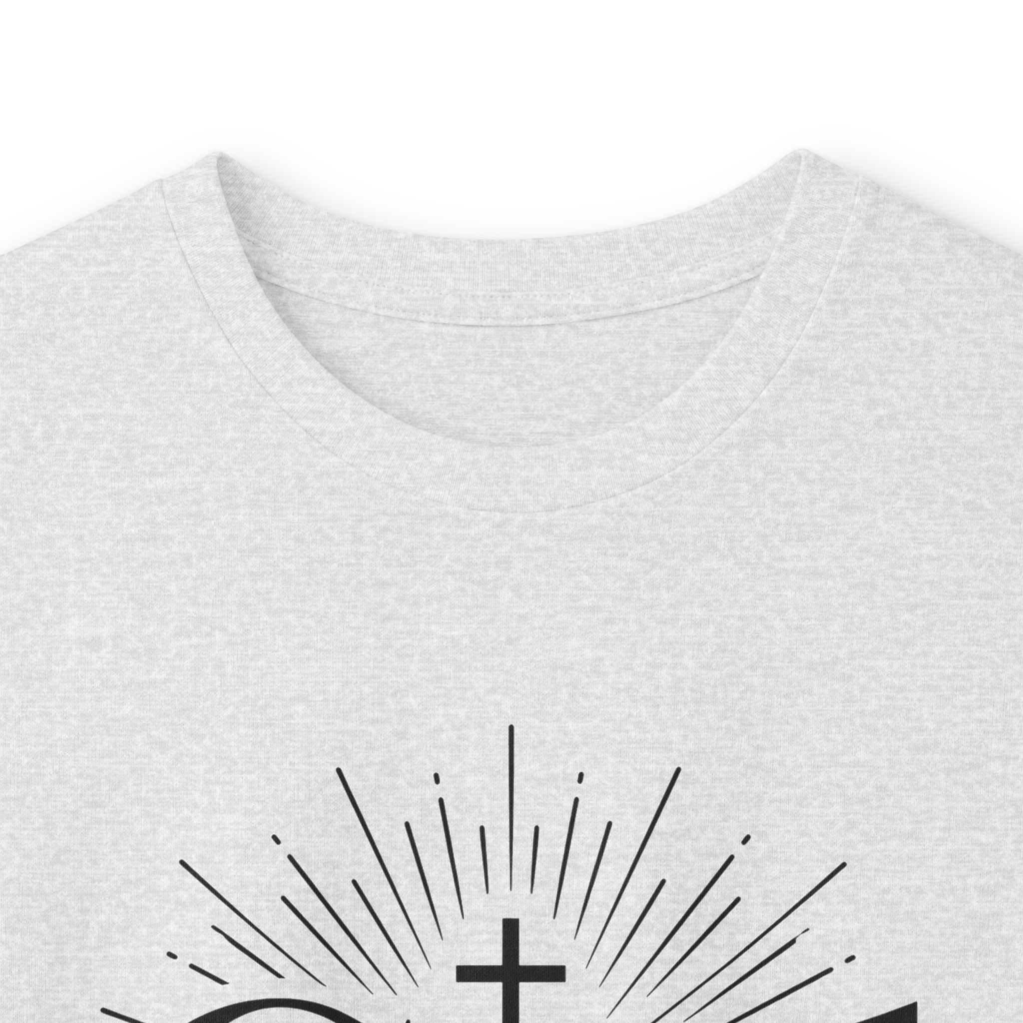 Long Sleeve Tee — God is Real! Where do I start? Inspirational Christian Faith Shirt