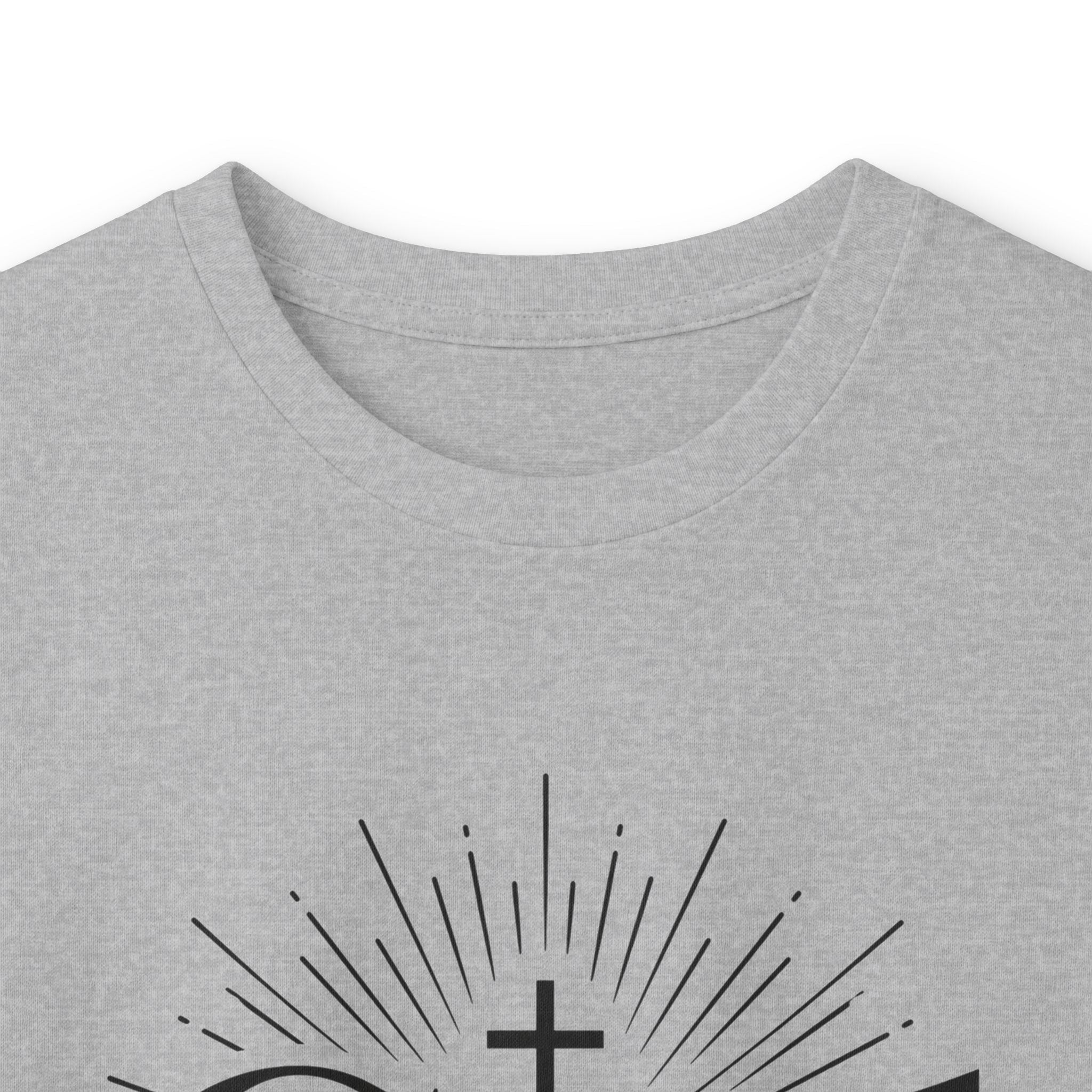 Long Sleeve Tee — God is Real! Where do I start? Inspirational Christian Faith Shirt