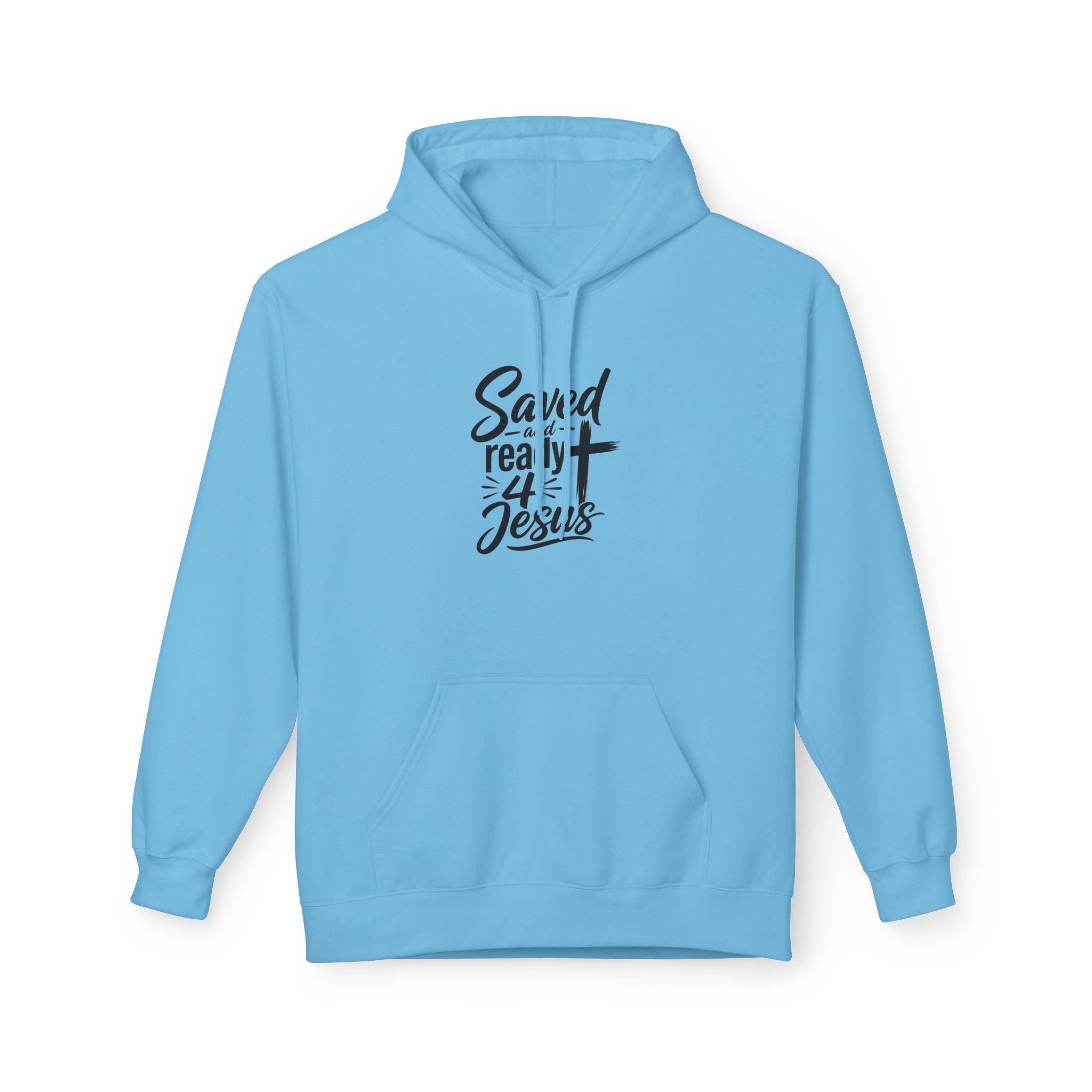 Saved and Ready 4 Jesus   Hoodie — Christian Faith Graphic Hoodie