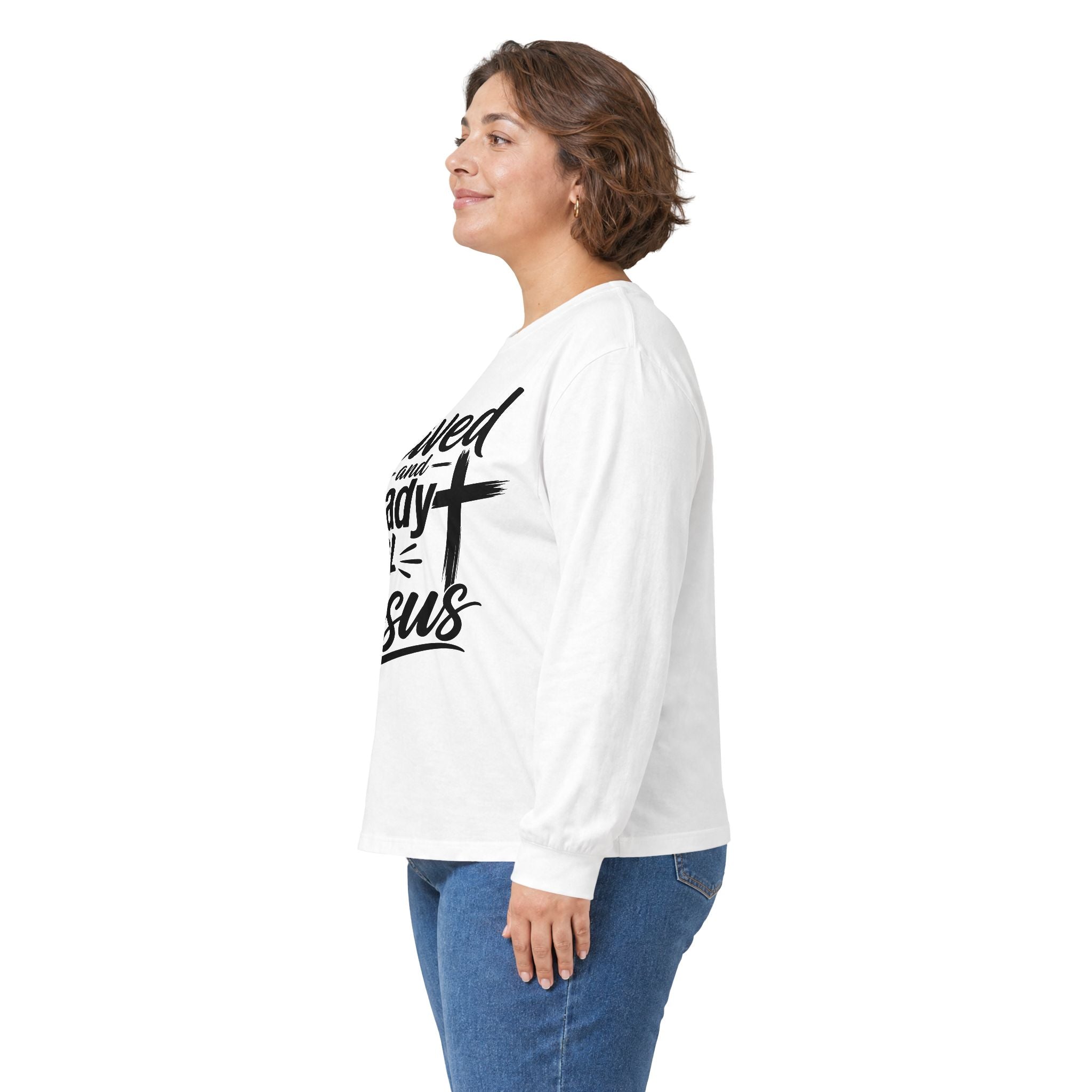 Saved and Ready 4 Jesus  Long Sleeve Tee